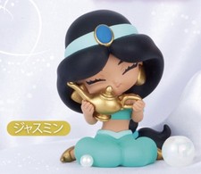 Gacha Disney Princess Mugyutto Squeeze Figure Capsule Toy Princess Jasmine 2”T picture