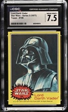 1977 Topps Star Wars Series 3 #196 Lord Darth Vader CGC 7.5 NM+ Yellow picture