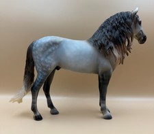 Breyer Premier Club Spanish Stallion Duende Dapple Grey Model horse Box COA Bag picture