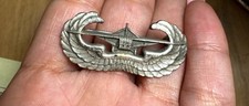 Original U.S. WWII US Army Airborne Glider Wings Badge - Marked Sterling picture