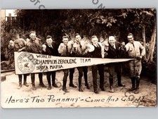 1910 Zerolene Standard Oil Champion Baseball Team SANTA MARIA California CA RPPC picture