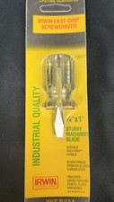 QTY 1 IRWIN 74001 1/4 X1 STUBBY MACHINIST BLADE EASY GRIP SCREWDRIVER USA MADE picture