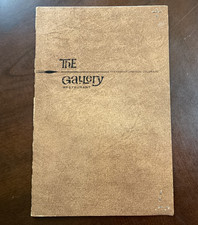 Vintage The Gallery Restaurant Menu Steamboat Springs, Colorado Late ‘70/80’s picture