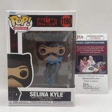 Zoe Kravitz Signed Selina Kyle Funko Pop JSA COA AUTHENTIC The Batman Catwoman picture