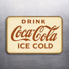 3x 2 Vintage Style Coca-Cola Coke Soda Art Fridge Refrigerator Magnet (D.Romeo) picture