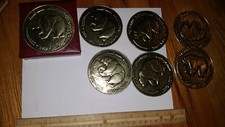 1969-1970 CALIFORNIA BICENTENNIAL COASTER SET IN CASE 84TH PIA CONVENTION LOOK  picture