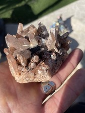 6oz Highly Mineralized  HARLEQUIN QUARTZ SPECIMEN. HEALING PROPERTIES picture