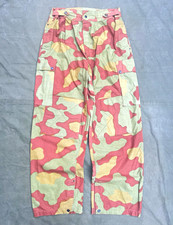 Vintage 60s M29 Italian Army Camouflage Cargo Pants San Marco Paratrooper picture