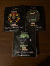 Disney Marvel Thor Ragnarok Pin Lot of 3 Limited Edition Hulk Battle Begins picture