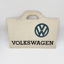 VOLKSWAGEN Original OEM vintage dealership cardboard bag brochure holder picture