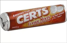 Certs Mints Assorted Fruit Classic Roll. Collector Candy 1 Roll DISCONTINUED picture