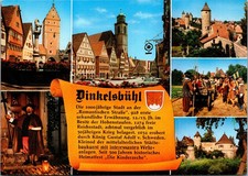 Postcard Germany Dinkelsb�hl Romantic Road multiview picture