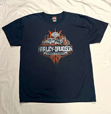 Harley-Davidson Unisex T-Shirt Black Size XL picture