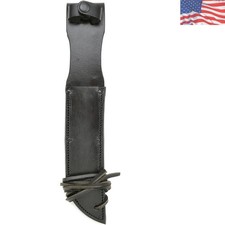 Authentic WWII Style Leather Sheath for US Navy MK 2 & Ka-Bar Knives picture