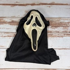 Vintage Scream Ghostface Mask Easter Unlimited Hooded Horror Halloween Prop picture