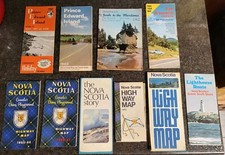 1962 - 73 Maritime Canada Travel Maps & Guides Nova Scotia PEI New Brunswick 10 picture