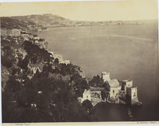 summer. Italy, Napoli, Posillipo albumen print 18x24 Circa 1880    picture