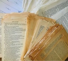 Huge Lot Vintage Ephemera 300 Pages from Different Books picture