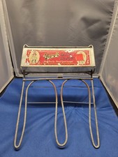 VINTAGE SIGN VAN'S BOOT SAVER METAL ADVERTISING RACK w/NICE GRAPHICS  picture