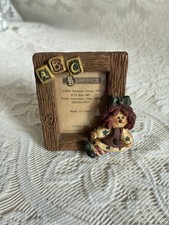 RARE Vintage Blossom Bucket Mini Frame Suzi Skoglund Raggedy Ann ABC Doll 2000 picture