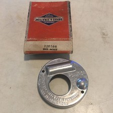 Vintage NOS Briggs & Stratton engine Points breaker dust cover 220366 “Caution” picture