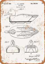 Metal Sign - 1952 Duck Decoy Patent -- Vintage Look picture