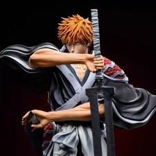 35cm Bleach Ichigo Kurosaki Dual Blades Figure TYBW Anime Statue Model picture