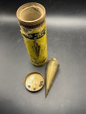 General Hardware 8 Oz Solid Brass Plumb Bob No 800-8 w. case picture