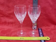 2 NOritake Benevolence Crystal Wine Glasses 7 5/8