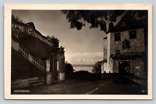 RPPC Meersburg Germany Architecture Sky & Water, Nice VINTAGE Postcard picture