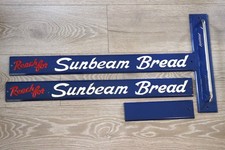 Vintage Sunbeam Bread Door Push Metal Sign picture