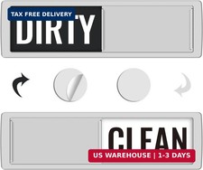 KitchenTour Dishwasher Magnet Clean Dirty Sign, Upgrade Super Strong Clean Dirty picture