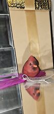 Cardinal Ceramic Figurine Bird Red Nwt Transpac picture