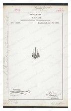 Three Church Spires Standard Postcard COPY RPPC picture