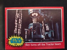 1977 Topps Star Wars Series 2 (Red) #109- Ben turns off the Tractor beam picture