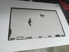 Tron (1982) Original Animation cell. Lithograph very Rare part of film history picture