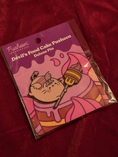 PUSHEEN Devil’s Food Cake Halloween Pin (Factory Defect, 2023) BRAND NEW - RARE picture
