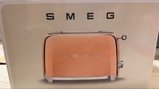 Smeg TSF01 2 Slice Toaster Rose Gold Bagel Defrost Reheat Japan Model picture