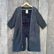 VTG 1985 Zip in Liner for Military All Weather Coat, Acrylic Pile Faux Fur 36 R picture