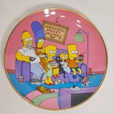 The Simpsons Franklin Mint Collector Plate “A Family for the ’90s” Porcelain picture