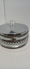 Silver Plated Basket and Top with Glass Candy Dish picture