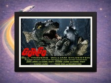 Framed Gorgo Attacks Diving Bell Lobby Card Art Monster Movie Print 1961 picture