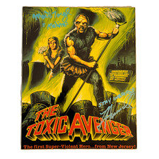 AUTOGRAPHED Toxic Avenger (1984) Mini Poster picture