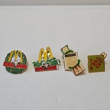 LOT OF 4 VINTAGE MCDONALD'S MONOPOLY PINS picture