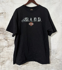 Vintage 2000s Harley-Davidson Bikers Against Drunk Drivers Graphic T-Shirt 2X picture