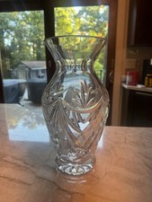 Vintage Waterford Georgetown 12” Inch Crystal Vase Etched Waterford mark - picture
