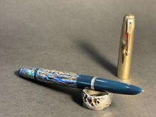Parker 51 Vacumatic Fountain Pen Mother-of-Pearl Raden gold filled cap MS picture