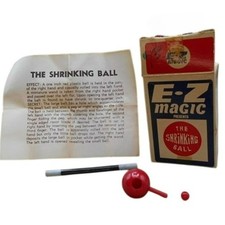 Vintage E-Z Magic The Shrinking Ball Trick Complete Original Box D. Robbins picture