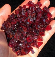 102g 150PC TOPRaw Natural Pretty RED Rare Garnet Crystal Particles sl022 picture