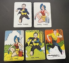 1949 & 1950 Comic Stars - Comic Traders Cards WASH TUBBS & CAPTAIN EASY picture